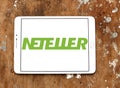 Neteller electronic bank logo Royalty Free Stock Photo