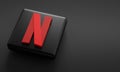 Netflix 3D Rendering Close up. Account Promotion Template