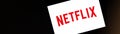 Netflix editorial banner. Illustrative banner for news about Netflix - an American subscription streaming service and production