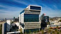 Netflix Headquarter in Los Angeles view from above - Los Angeles Drone footage - LOS ANGELES, UNITED STATES - NOVEMBER 5