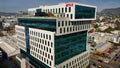 Netflix Headquarter in Los Angeles view from above - Los Angeles Drone footage - LOS ANGELES, UNITED STATES - NOVEMBER 5