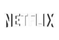 Netflix Logo Editorial word Vector. Online, background. Royalty Free Stock Photo