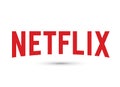 Netflix Logo Editorial word Vector set. Online, background. Royalty Free Stock Photo