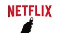 Netflix password sharing locking security concept.