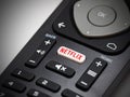Netflix shortcut key button on TV remote controller