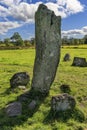 Nether Largie standing stones, Kilmartin Glen, Argyll, Scotland, United Kingdom Royalty Free Stock Photo