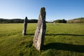 Nether Largie Standing Stones, Kilmartin Glen, Scotland Royalty Free Stock Photo