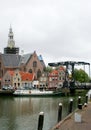 The harbor of the city of Maassluis