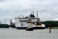 Ship passing Maassluis