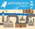 Netherland travel background Landmark Global Travel And Journey
