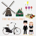 The Netherland travel infographic