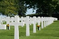 Netherlands American Cemetery and Memorial in Margraten,the Netherlands Royalty Free Stock Photo