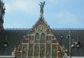 Netherlands, Amsterdam, Museumbrug, Rijksmuseum, gable over the main entrance