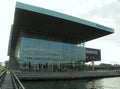 Netherlands, Amsterdam, Piet Heinkade, view of the Bimhuis (concert hall for jazz and improvised music Royalty Free Stock Photo