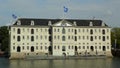 Netherlands, Amsterdam, Prins Hendrikkade, view of the Netherlands Maritime Museum from the waterfront