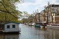 Netherlands, Amsterdam, Singelgracht Royalty Free Stock Photo