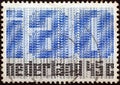 NETHERLANDS - CIRCA 1969: A stamp printed in the Netherlands shows the initial letters of organizaton, circa 1969.