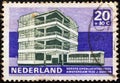 NETHERLANDS - CIRCA 1969: A stamp printed in the Netherlands shows Open Air school, Amsterdam 1930, circa 1969.