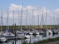 Netherlands , Colijnsplaat, May 9th 2019 11 o` clock and 25 minutes .Recreational port on the river Osterschelde, the port mainly