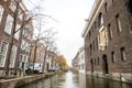 The Netherlands, Delft, October 2022. House with coat of arms, National Monument, Hotel Arsenaal in Delft