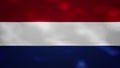 Dutch dense flag fabric wavers, background loop