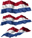 Netherlands Flag Royalty Free Stock Photo