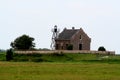 Former dwelling of the lighthouse keeper on the former island of Schokland Royalty Free Stock Photo