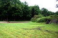 End of trainrails to Westerbork transit camp Royalty Free Stock Photo