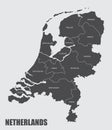Netherlands provinces map
