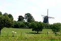 Op the Vrouweheide is a former flourmill in the Hamlet Trintelen Royalty Free Stock Photo