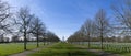 Netherlands,Limburg,Margraten, february 12 2022: Overview of the Memorial crosses and David stars tombstones at the American Royalty Free Stock Photo