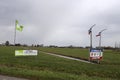 Netherlands, March 2023 -Board with election posters for the provincial and water board elections