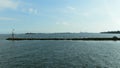 Netherlands, Markermeer, stone pier in the bay