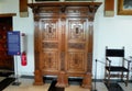 Netherlands, Muiden Castle, museum exposition, ancient wardrobe