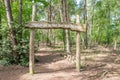 NETHERLANDS - OTTERLO - JUNE 01, 2019: Welcome sign in forest of Oerrr in nature reserve Mosselse zand in the Netherlands. Dutch