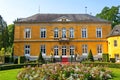 Colorful castle East in tourist resort Valkenburg