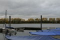 Netherlands Roermond, Oolderhuuske, November 7th 2019 2 pm 7 min covered boats and sailboat in the marina in autumn, lots of