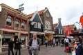 Netherlands, Volendam, shops on main street Royalty Free Stock Photo