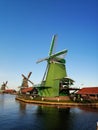 Netherlands windmill beautiful postcard scenery