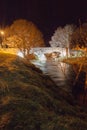 Nethy bridge by night Royalty Free Stock Photo