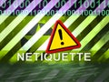 Netiquette Polite Digital Behavoir Or Web Etiquette - 3d Illustration