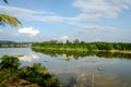 Netravati River at Thumbe in Mangalore, India Royalty Free Stock Photo