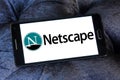 Netscape computer services company logo Royalty Free Stock Photo