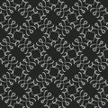 Netting seamless pattern - vector background for continuous replicate. Abstract gray pattern black and white.