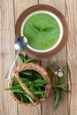 Nettle cream soup