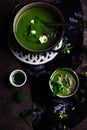 Nettle soup with Wild Garlic Oil