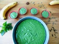 Nettles cake and muffins cooking