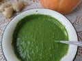 Nettles pies with pumpkin and ginger