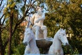 Nettuno fountain in Conegliano, Veneto, Italy Royalty Free Stock Photo