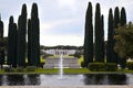 NETTUNO, Italia - April 06: Entrance of the American Military Ce Royalty Free Stock Photo